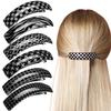 Customization Hair Barrette Clips Large French Pin Vintage One-Line Clip Women's Hair Clip