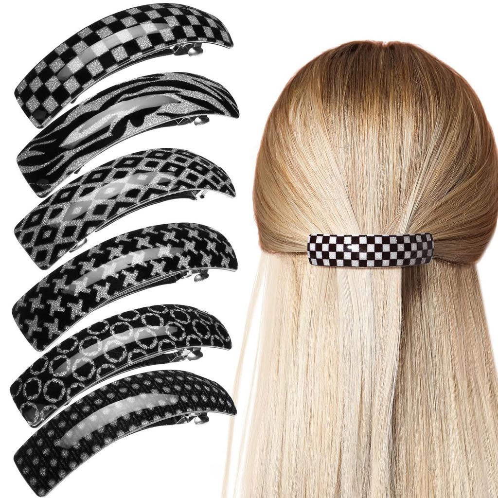 Customization Hair Barrette Clips Large French Pin Vintage One-Line Clip Women's Hair Clip