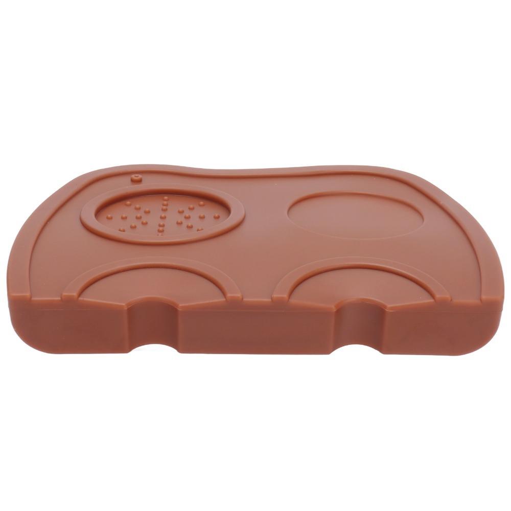Anti-Slip Design Coffee Tamper Mat Heat Resistance Corner Tamping Mat Barista Coffee Mat For Home
