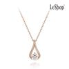 [LeShop] Ожерелье-желание из 14-каратного золота с клеем (Позолоченный)_LJ5297BRN