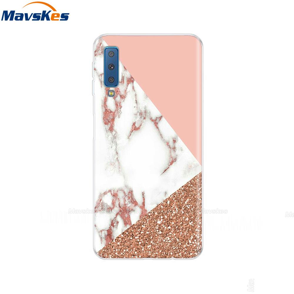 Силиконовый Чехол Для Samsung Galaxy A7 2018 Чехол A750 A750F Чехол 6.0' ТПУ Чехол для Телефона Для Samsung A 7 2018 750 750F Fundas Coque