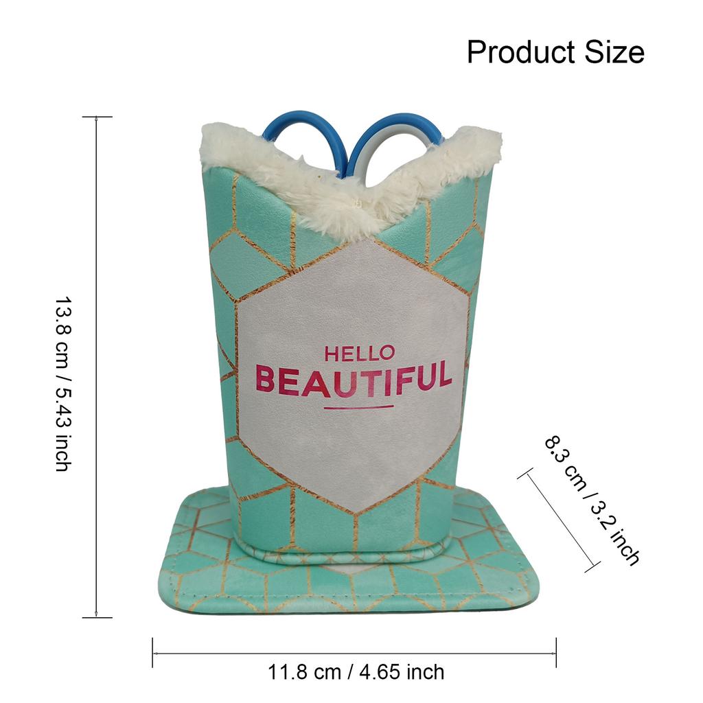 Плюшевый держатель для очков Кожаная подставка для демонстрации очков Тканевый держатель для карандашей Стильное минималистичное решение для хранения очков