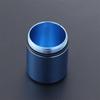 Mini Camping Waterproof Travel Storage Case Pill Box Case Keychain Container Metal Pocket Pill Case