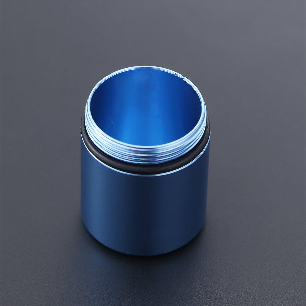 Mini Camping Waterproof Travel Storage Case Pill Box Case Keychain Container Metal Pocket Pill Case