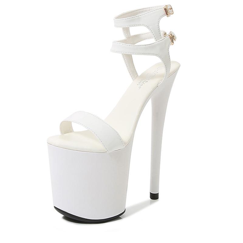 20 см женские сексуальные босоножки на платформе для модных сексуальных босоножек на танкетке