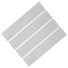 4PCS Set Door Window Pillar Post Trim Kit 304 Chrome Stainless Steel Decoration Replacement for Ford