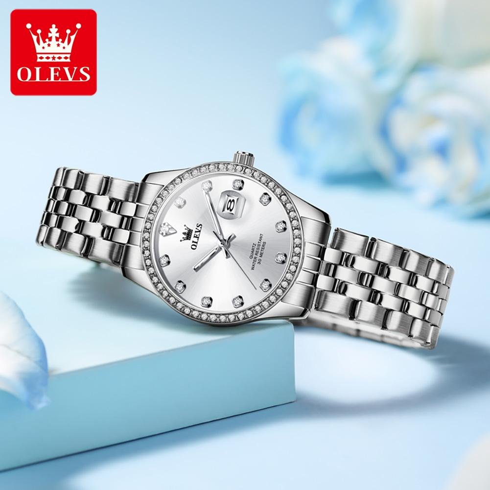OLEVS Brand Quartz Women's Watch Waterproof Women's Calendar Function Watch 3629