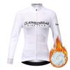 Winter Fleece Riding Bicycle Jersey Women Cycling Clothing Keep Warm Long Sleeve Bicycle Top