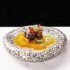 Керамическая тарелка особой формы Тарелка для корейской кухни Имитация камня Тарелка для закусок западной кухни Домашняя обеденная тарелка el Restaurant