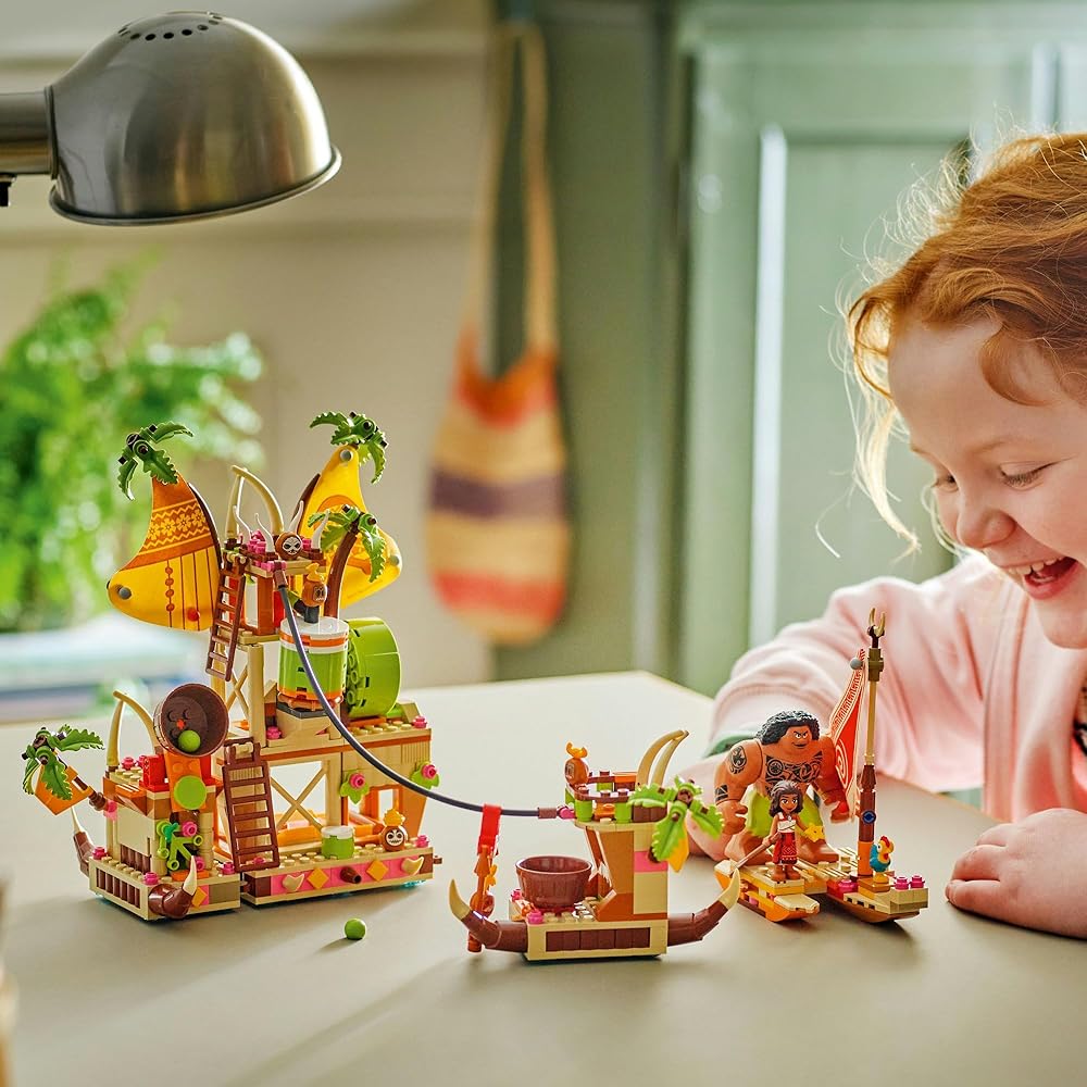 Конструктор LEGO Disney Princess Корабль Какамуры для детей 7-9 лет с фигурками и кубиками 43258