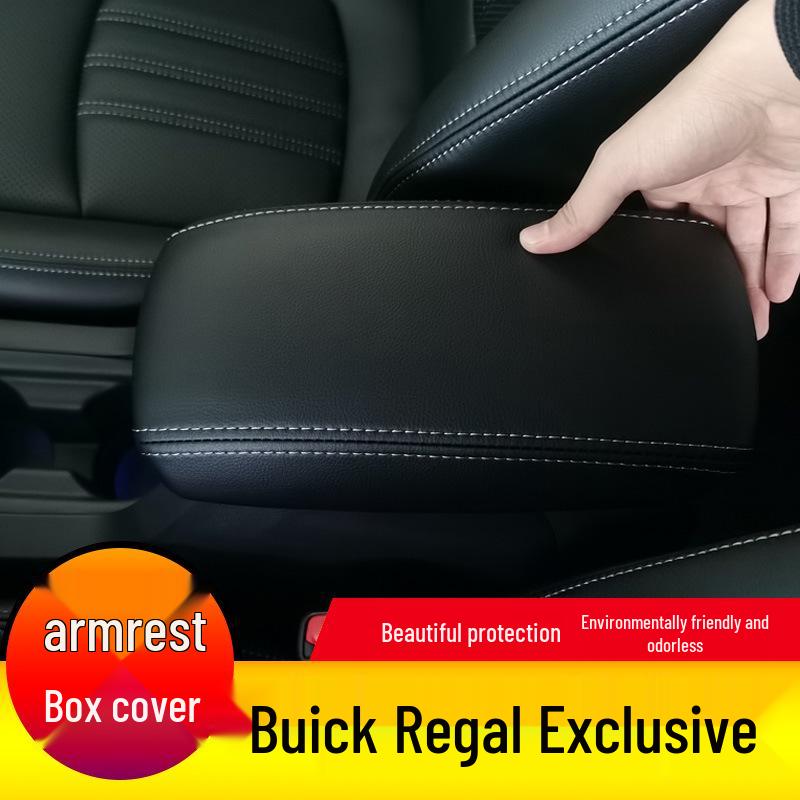 Комплект чехла из кожи и защитного коврика для подлокотника Buick Regal