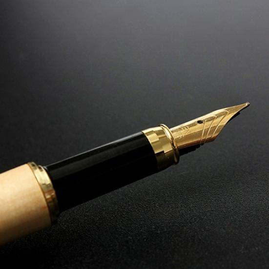 Fashion Student Teacher Wood Fluent Writing Fountain Pen Birthday Business Gift
