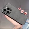 Luxury Matte Soft Suede Leather Fabric Case for iPhone 15 14 Plus 13 12 11 Pro Max X XR XS 7 8 Plus SE Shockproof Retro Cover