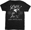 Футболка с логотипом группы Slayer Dagger Skull Band