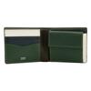 Takeo Kikuchi Men's Margo II Bifold Wallet, Genuine Leather, 780613, Cowhide Leather, 05, Green