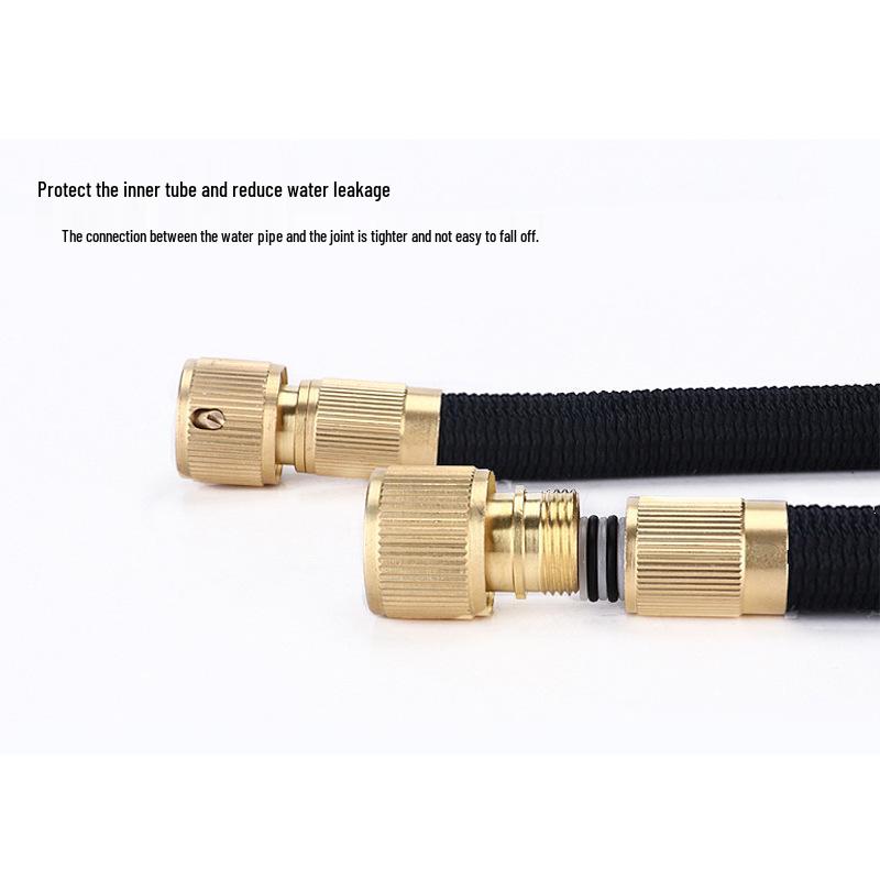 High-Pressure Retractable Garden Water Hose & Magic Spray Gun for Car Wash