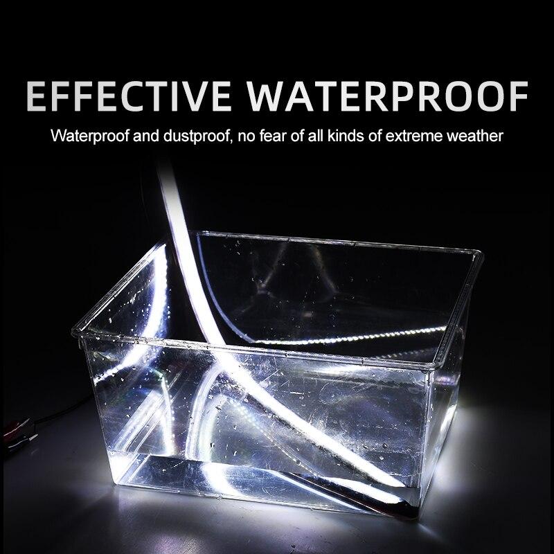 2x Автомобильные светодиодные дневные ходовые огни DRL Flow Yellow Turn Signal White Водонепроницаемые полосы фар последовательного света Универсальные