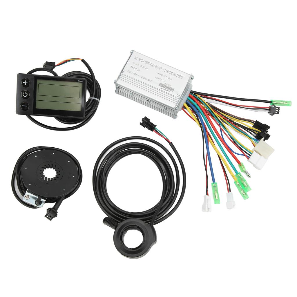 15A комплект контроллера для электрического велосипеда с LCDS866 Meter 130X Shifter 8C Assist Sensor для 350W 250W