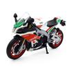 1/12 сплава, литья под давлением Aprilia RSV4 RR1000, модель игрушечного автомобиля для мотоцикла, автобайк, амортизатор, внедорожный автоцикл, игрушки, подарочная коллекция