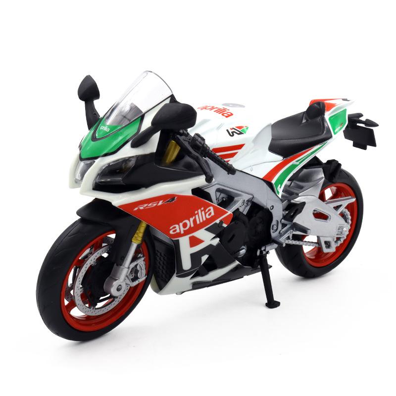 1/12 сплава, литья под давлением Aprilia RSV4 RR1000, модель игрушечного автомобиля для мотоцикла, автобайк, амортизатор, внедорожный автоцикл, игрушки, подарочная коллекция