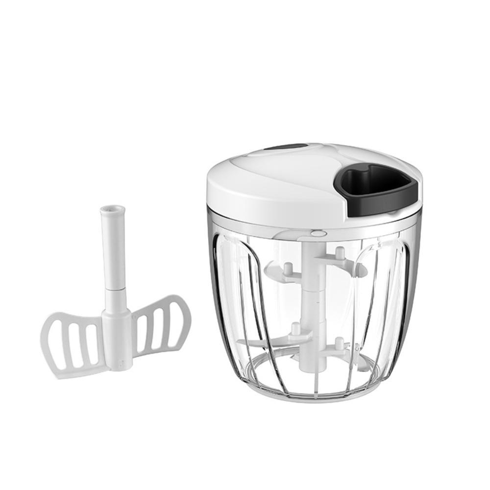 Kitchen Gadgets Hand-pulled Manual Garlic Chopper Sharp Effort-saving Meat Mincer Efficient Stainless Steel Garlic Masher Chef
