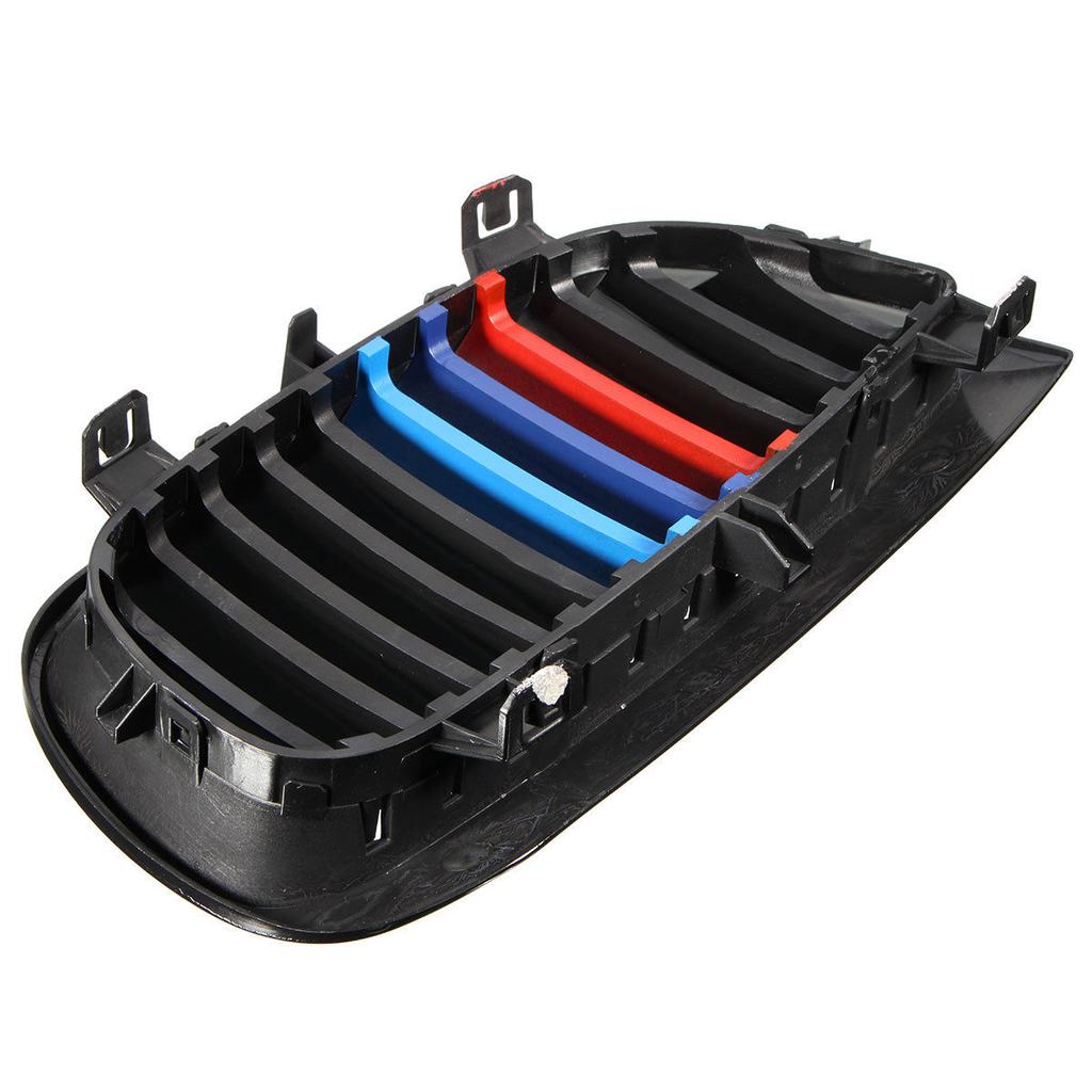 Решетка для почек, передний бампер, черная решетка радиатора, подходит для BMW E81 E87 1 серии 2004-2007, автомобильные аксессуары M