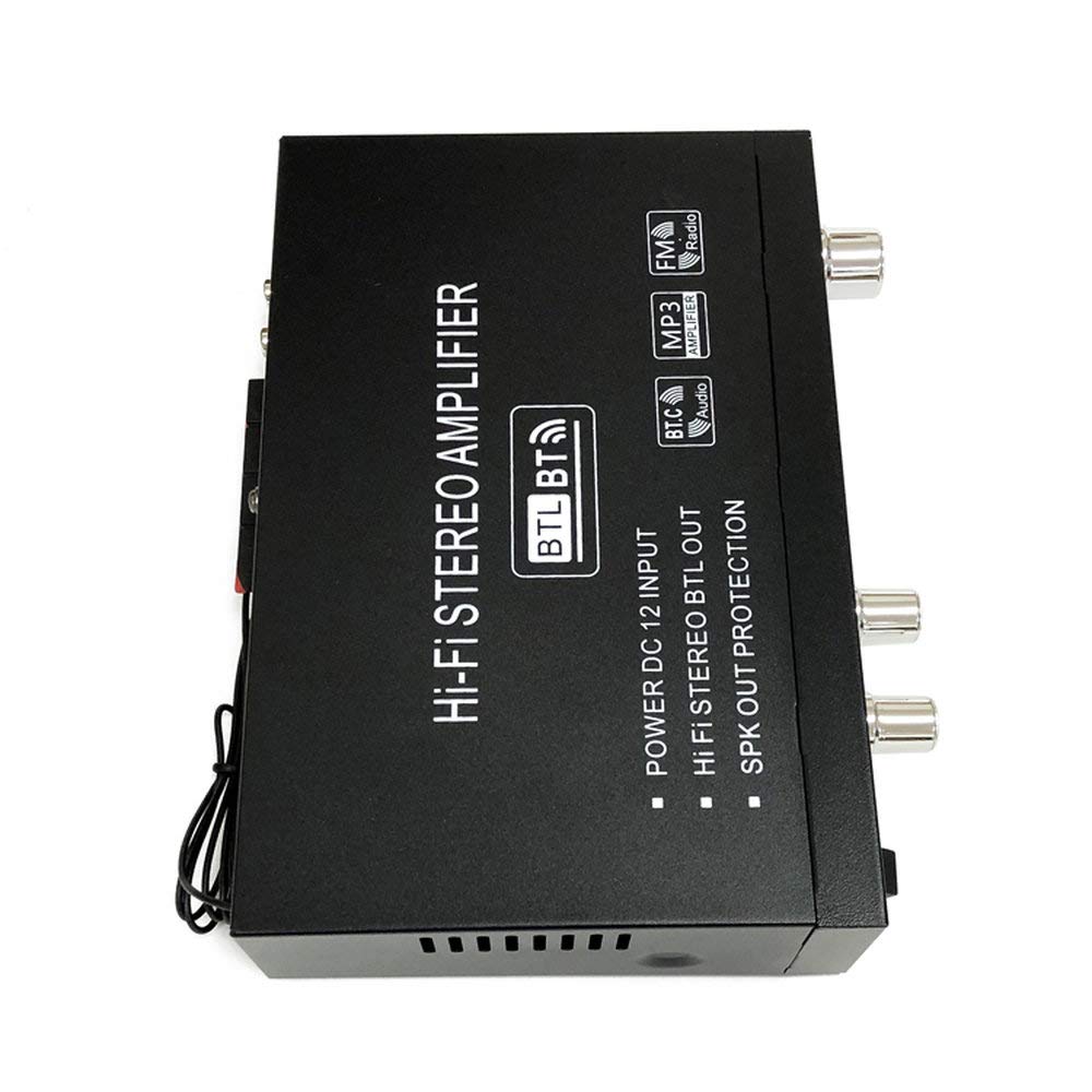 TATUM Audio Amplifier with 2ch Music Playback Stereo Small with Remote Control Bluetooth5.0 30W+30W USB/microSD Hi-Fi