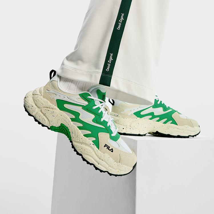 Fila Fern Удобные Легкие Спортивные Повседневные Низкие Кроссовки для Папы Женские кроссовки Белые F12W331101FWK