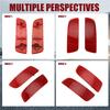 ABLZ-Rear Bumper Brake Light Shell Tail Turn Signal Reflector Lamp Cover For Renault Koleos 2008-2016 26565JY00A 26560JY00A