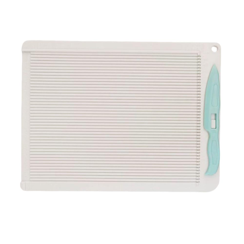 Multi-Purpose Scoring Board with Measuring Grid Paper Card Envelope Maker Embossed Lines Scrapbooking DIY Supplies Paper Cutter