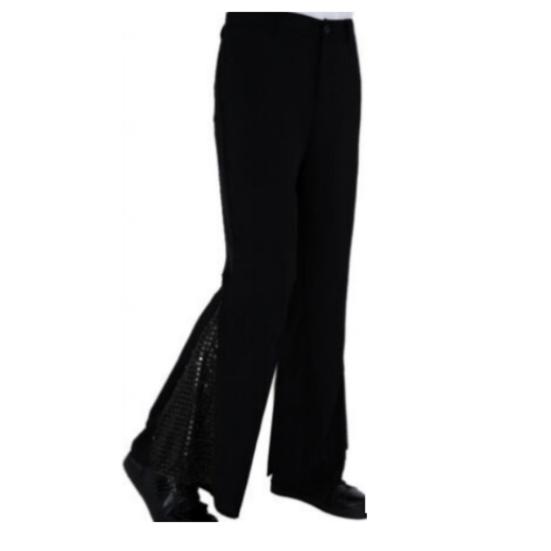 Мужские винтажные брюки 60-х 70-х годов, блестящие блестки, расклешенный подол, костюм хиппи, Хэллоуин, карнавал, вечерние, взрослые пары, косплей, музыкальный фестиваль, ретро, дискотека, модные