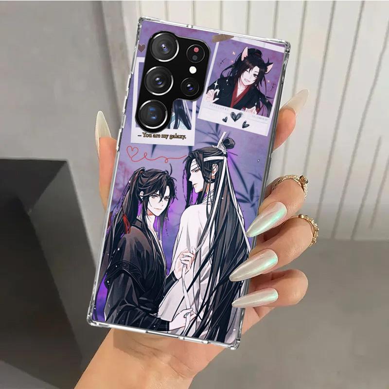Чехол для телефона Аниме Мо Дао Цзу Ши для Samsung Galaxy S25 S24 S23 Ultra S22 S21 Plus S20 FE S10 + S10E S25U Мягкий печатающий корпус S24 S23