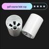 High-Quality Aluminum Alloy Golf Hole Cup with Plastic Insert and Flagpole Socket