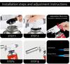 Outdoor Butane Burner Flame Gas Torch for Camping Barbecue Baking Metal Welding Heater Lighter Flame Gun for Cooking
