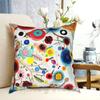 Be What You Want To Be Pillow Case Printed Home Soft Throw Pillow Meadow Art Floral Red And Blue London Be What You Want