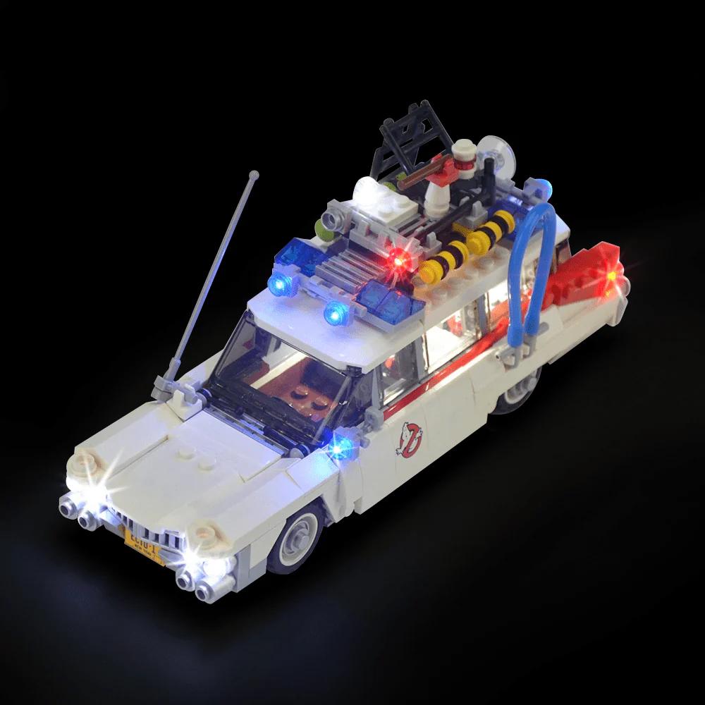 LED Lighting Set Suitable for LEGO Ghostbusters Ecto 1 21108 Lighting Gift (Excluding Building Blocks)
