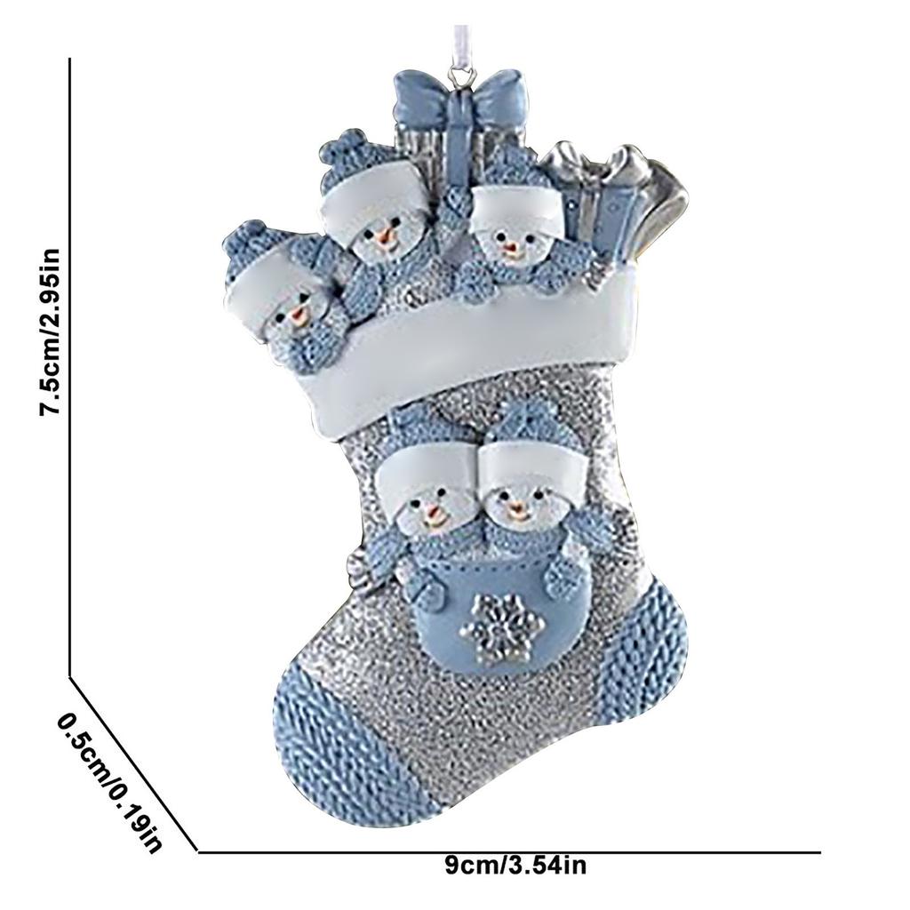 Персонализированные творческие сохранившиеся семейные орнаменты на рождественскую тематику, украшения для праздничных вечеринок