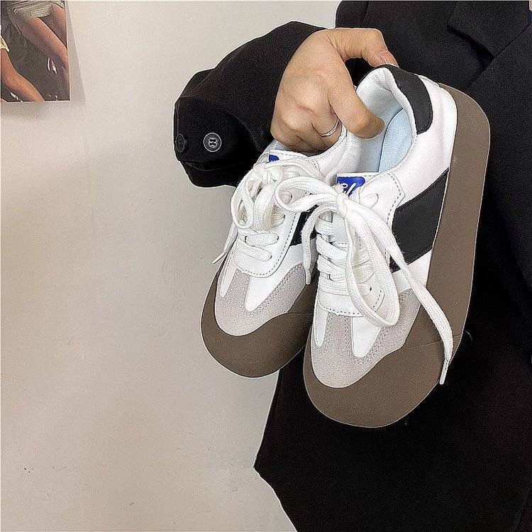 Кроссовки Forrest Gump на платформе, немецкие кроссовки, женские, осенние, новые, универсальные, повседневные, спортивные, для сноубординга, белые туфли