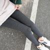 Вязаные женские леггинсы с высокой талией, эластичные повседневные длинные брюки, хлопковые колготки с эффектом пуш-ап для девочек