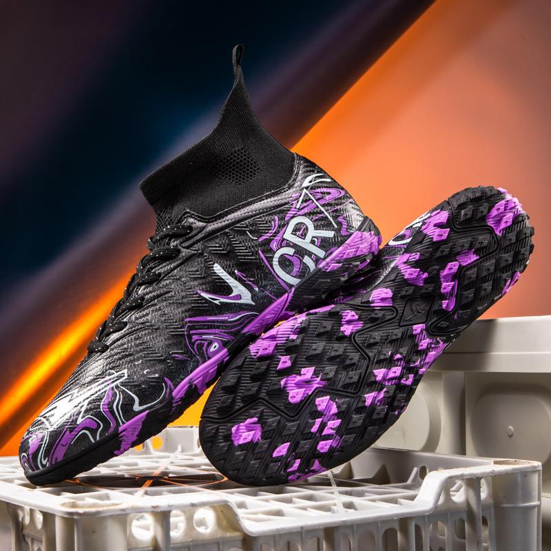 Новые профессиональные унисекс футбольные бутсы Нескользящие футбольные кроссовки для улицы Дропшиппинг Футзал Матч Тренировка Спорт Спортивные кроссовки