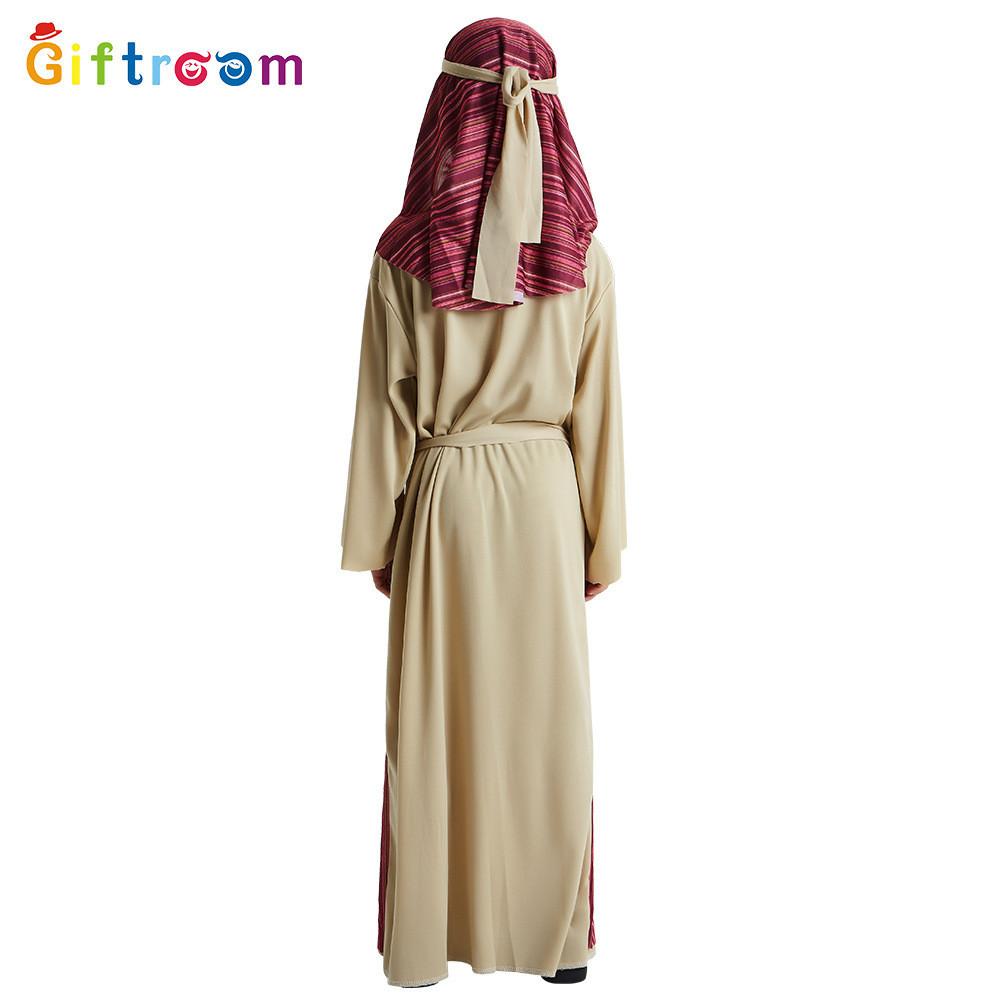 Luxurious Wool Fabric Boys Middle Eastern Shepherd Costume For Festive Occasions And Plays