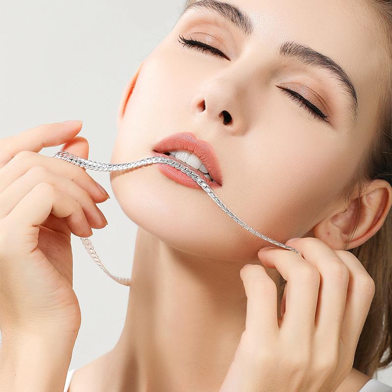 Ожерелье из стерлингового серебра 925 пробы 40-60 см, модные свадебные украшения