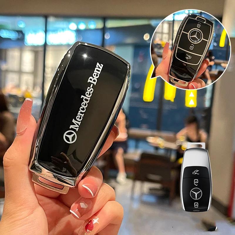 D6Car Remote Key Case Shell Auto Accessories For Mercedes Benz A B C E S Class W206 W204 W212 W213 W176 GLC CLA AMG W177 W223 S350