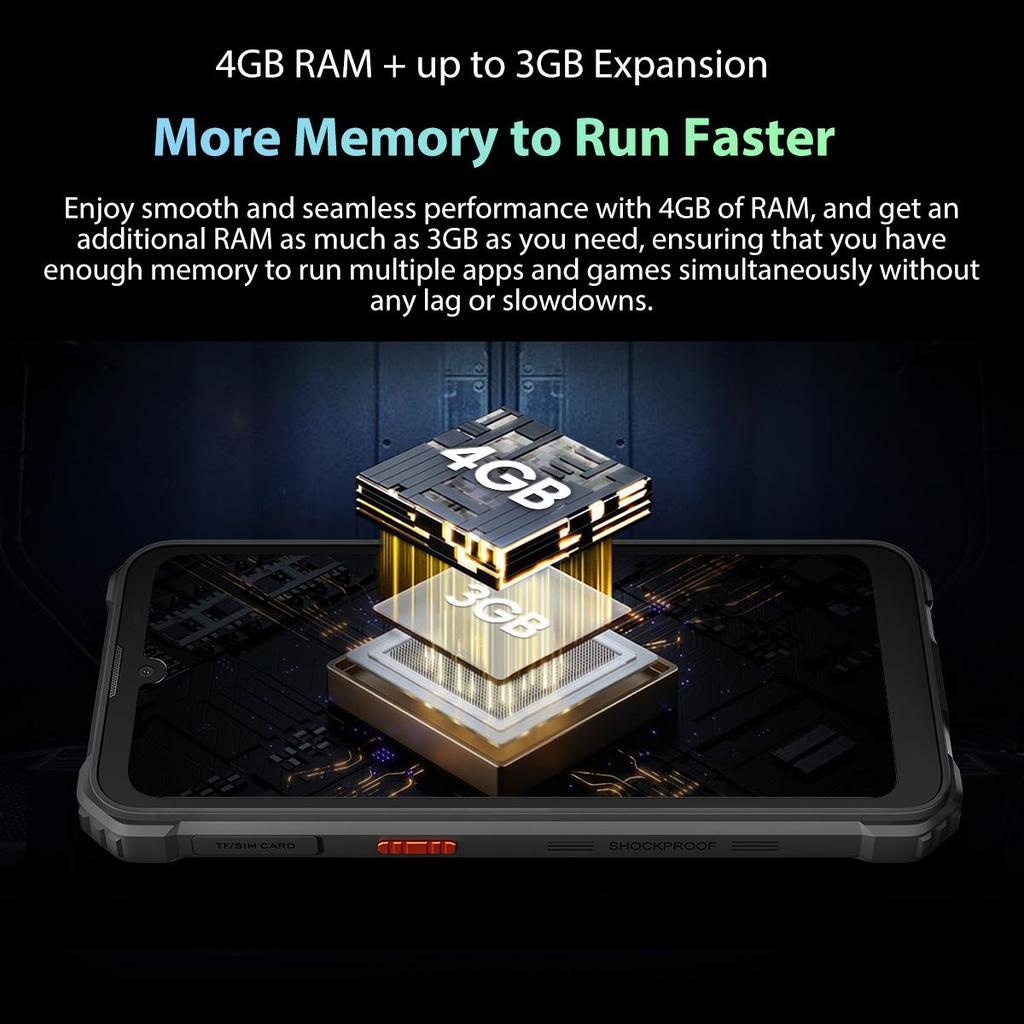 Восстановленный Blackview BV5300 Pro IP68 водонепроницаемый прочный смартфон Android12 телефон P35 4 ГБ 64 ГБ мобильный телефон 13 МП Camare 6580 мАч мобильный телефон