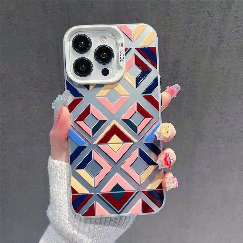 Креативный чехол-ромб для Apple iPhone 17, 16 Pro, 15 Pro Max, 14 Pro