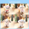 Soft Dog Small Plush Keychain Cute Cartoon Bag Accessory Children Gift Doll