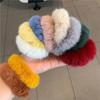 Winter Fluffy Elastic Hair Bands Women Girls Multicolor Hair Ties Scrunchies Rubber Bands Headwear 2024 New Hair Accessories