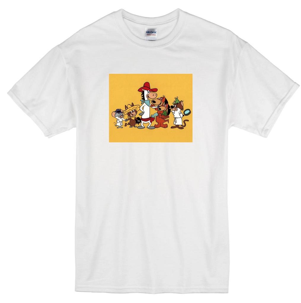 QUICK DRAW MCGRAW CARTOON BABA LOOEY AUGIE DOGGIE DADDY SNOOPER TV WHITE T-shirt