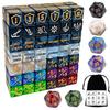 90-Piece MTG Counter Dice Set - Ability Keyword Counters, -1/1 Life Counters, Shield Counters, MTG Design Display Dice, Creature Stat Buffs, Multicolo