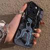 Крутой чехол для телефона B-Baki H-Hanma для iPhone 17,16,15,14,13,12,11,Pro,X,XS,Max,Plus Мягкий черный чехол